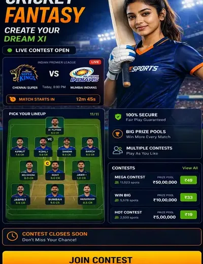 Www9556bet (9556 bet) fantasy cricket & matchday visual 3